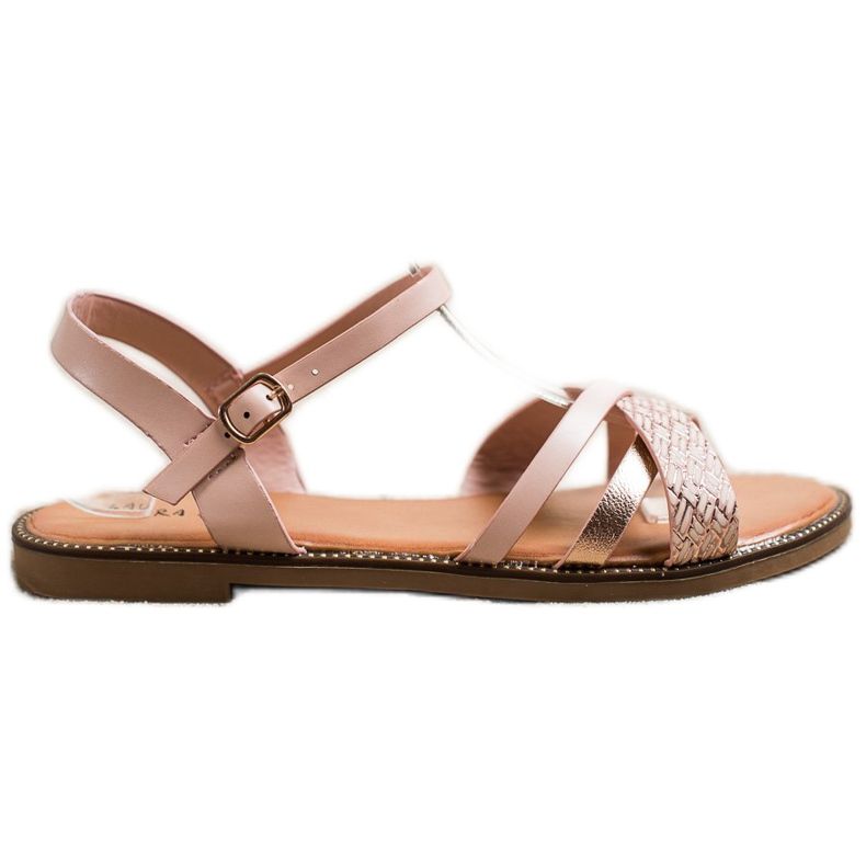 Laura Mode Neformální sandály růžový