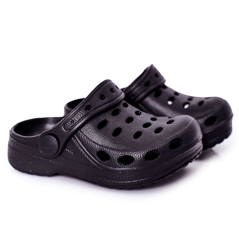 Dětské pantofle Pěnové Crocs Black Lucas černá