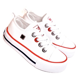 Dětské klasické nízké tenisky Big Star HH374089 bílé bílý