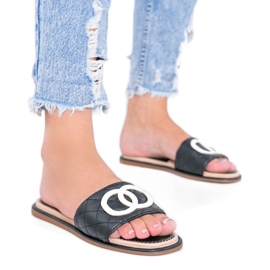 Černé dámské pantofle Ypsy černý