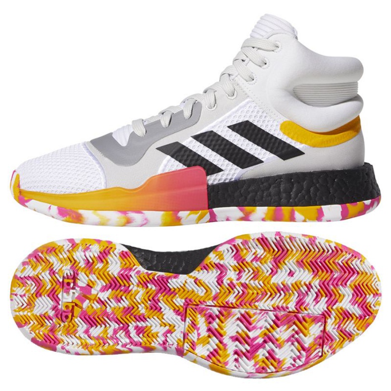 Basketbalové boty Adidas Marquee Boost M G26212 vícebarevný bílý