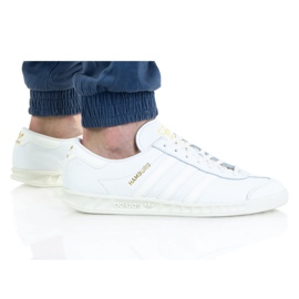 Boty Adidas Hamburg M FX5671 bílý Boty Adidas Hamburg M FX5671 bílý