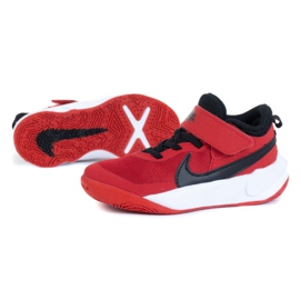Boty Nike Team Hustle D 10 (PS) Jr CW6736-600 červený