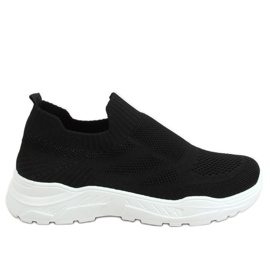 Černá LA172P Sportovní ponožky v černé barvě