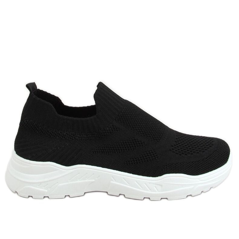 Černá LA172P Sportovní ponožky v černé barvě