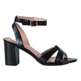 Renda Stylové sandály na baru černý