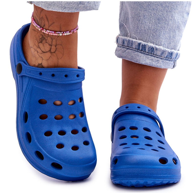 Flameshoes Dámské modré pantofle Eva Foam modrý