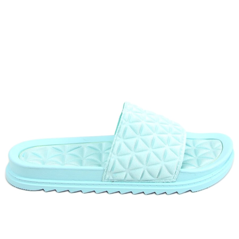 Modré dámské modré pantofle 10-251 Blue modrý