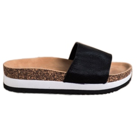 Kayla Pantofle Na Platformě černý