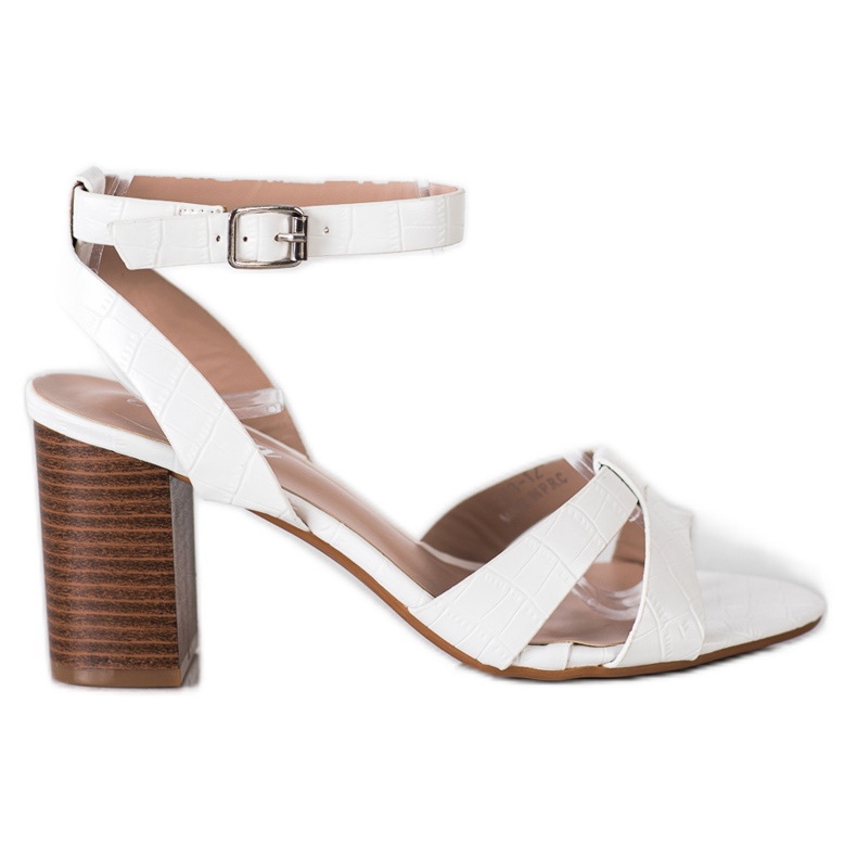 Renda Stylové sandály na baru bílý