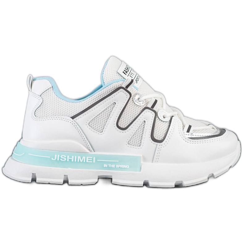 SHELOVET Bílé módní tenisky bílý