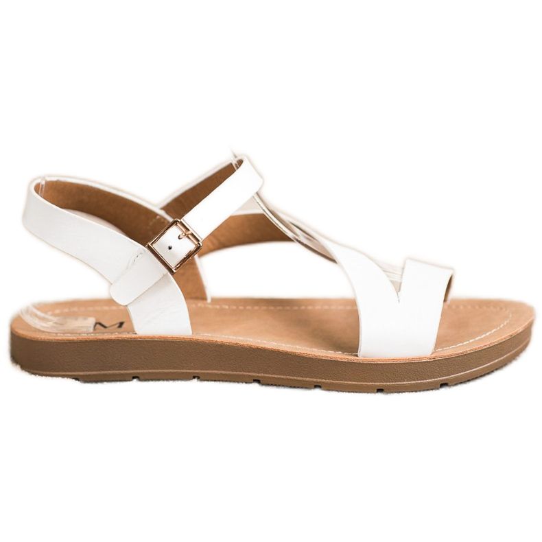 Cm Paris Neformální sandály s eko kůží bílý