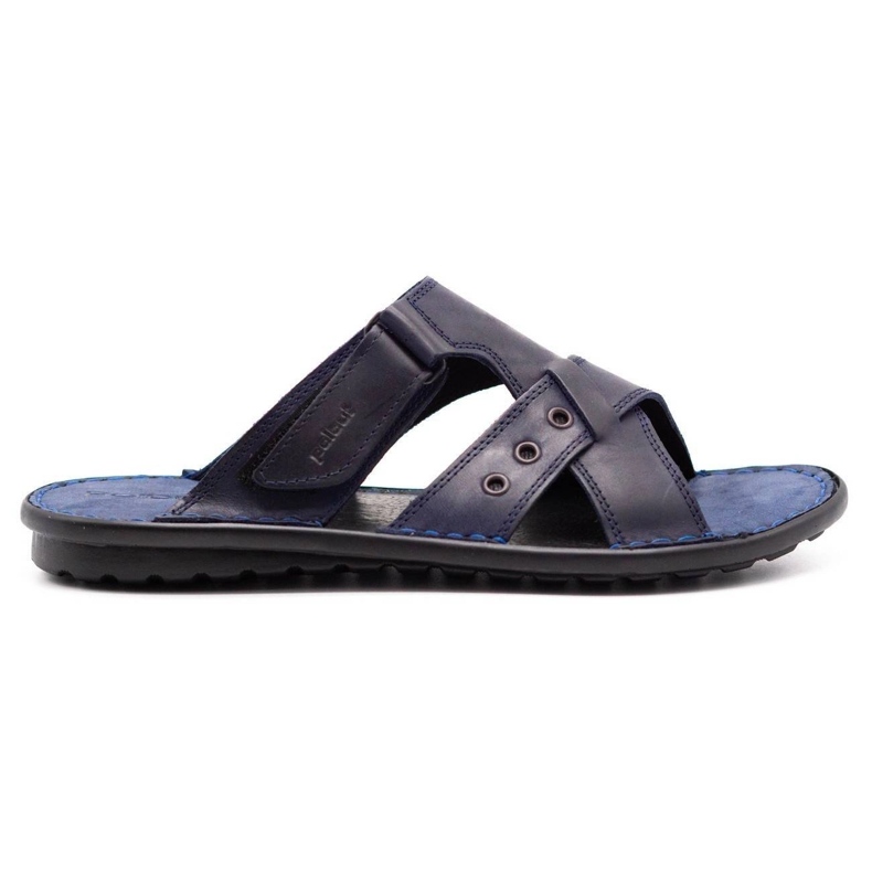 Polbut Pánské tmavě modré pantofle SA05 modrý