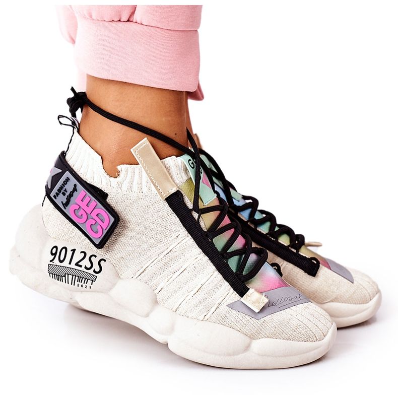 PS1 Dámská sportovní obuv Tenisky Béžová Bubble Tea béžový