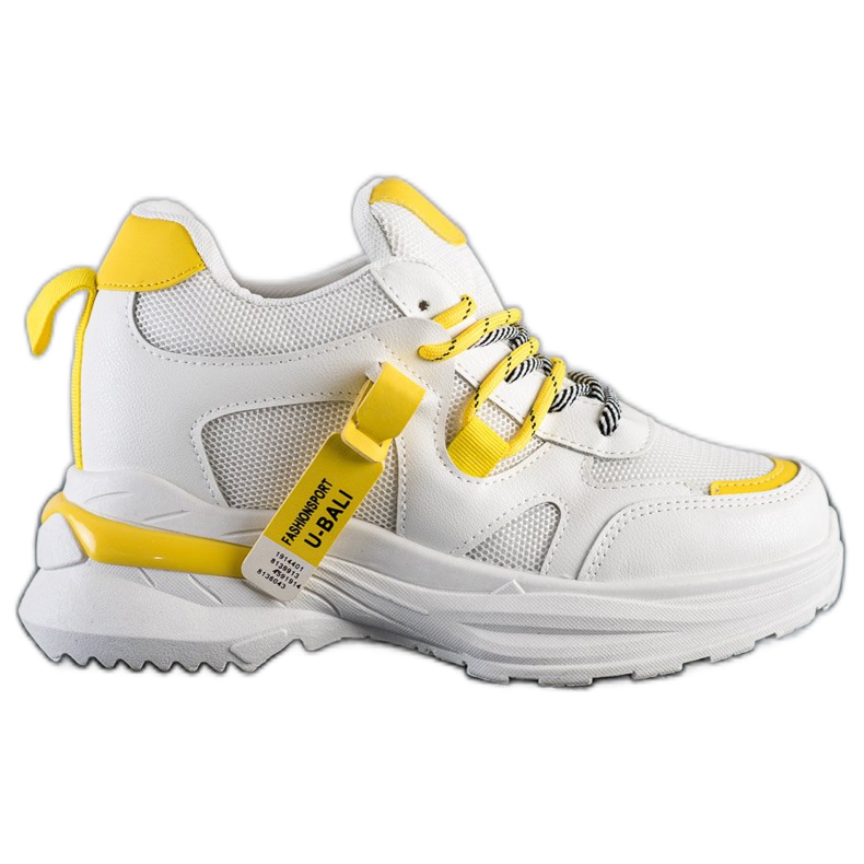 SHELOVET Bílé módní tenisky bílý