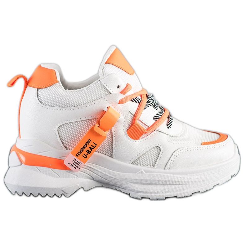 SHELOVET Bílé módní tenisky bílý