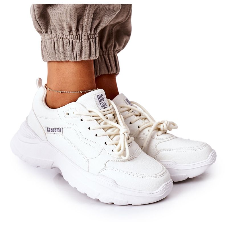 Dámské sportovní boty Big Star White EE274460 bílý