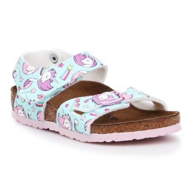 Birkenstock Colorado Kids Bs 1018847 modrý