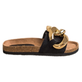 Sabatina Módní pantofle černý