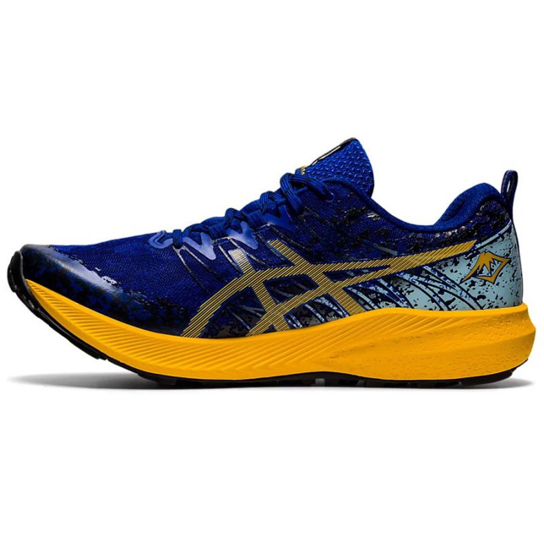 Běžecké boty Asics Fuji Lite 2 M 1011B209 400 modrý