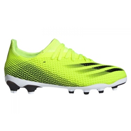 Kopačky Adidas X Ghosted.3 Mg Jr FW6975 vícebarevný zelený
