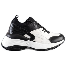 Melisa Svázané klasické tenisky bílý černý