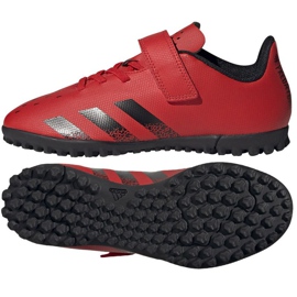 Kopačky Adidas Predator Freak.4 H&amp;L Tf Jr FY6323 vícebarevný pomeranče a červené