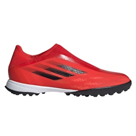 Kopačky Adidas X Speedflow.3 Ll Tf M FY3266 vícebarevný pomeranče a červené
