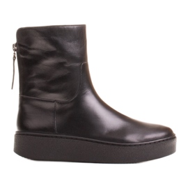 Marco Shoes Zateplené sportovní kotníkové boty s lemovanou spodní stranou černý