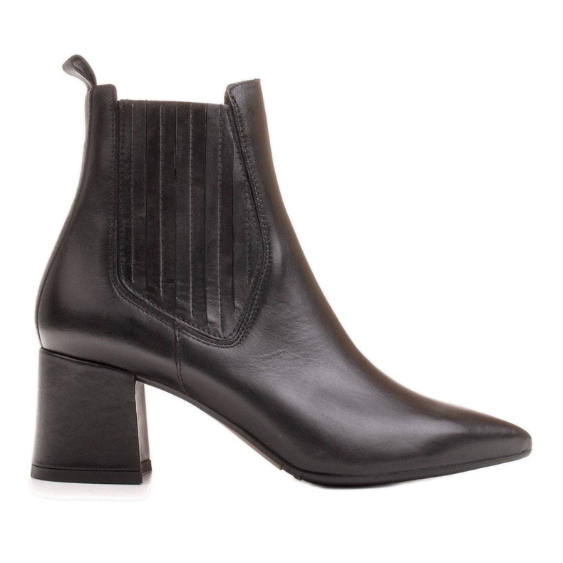 Marco Shoes Teplé, elegantní boty s elastickou gumou v horní části černá