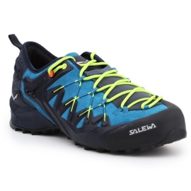 Boty Salewa Ms Wildfire Edge M 61346-3988 námořnická modř modrý zelený