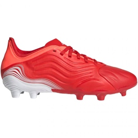 Kopačky Adidas Copa Sense.1 Fg Jr FY6160 červený pomeranče a červené