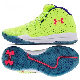 Basketbalové boty Under Armour Gs Jet Splash Jr 3024 120 300 žluť žluť