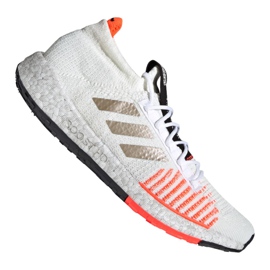 Boty Adidas PulseBOOST Hd M EE9564 bílý pomerančový