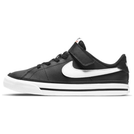 Boty Nike Court Legacy Jr DA5381 002 černý námořnická modř