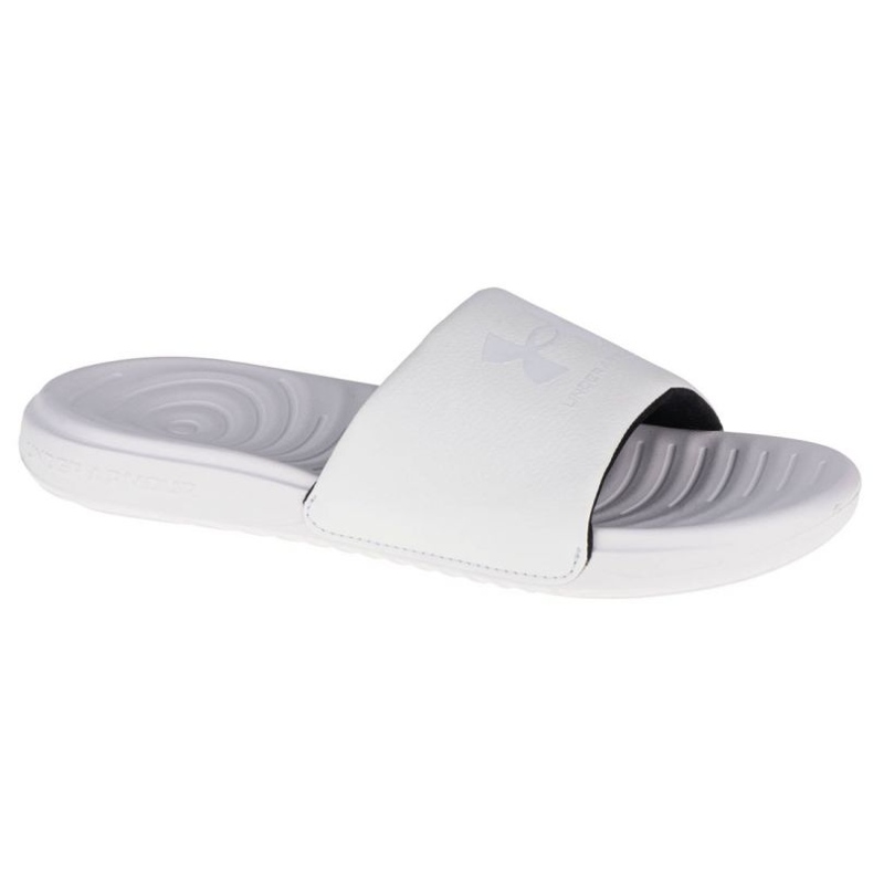 Žabky Under Armour Ansa Fixed Slides 3023772-101 bílý