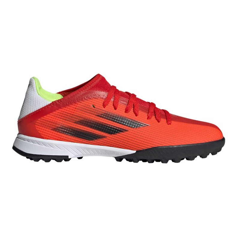 Kopačky Adidas X Speedflow.3 Tf Jr FY3321 vícebarevný pomeranče a červené Kopačky Adidas X Speedflow.3 Tf Jr FY3321 vícebarevný pomeranče a červené