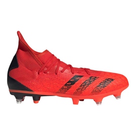 Kopačky Adidas Predator Freak.3 Sg M FY6308 vícebarevný pomeranče a červené