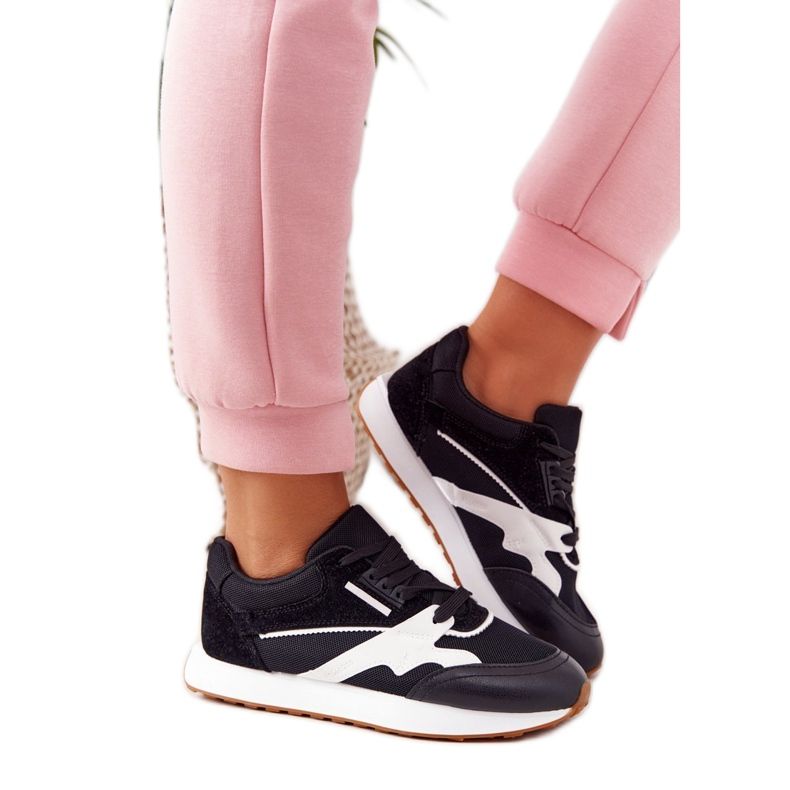 PS1 Dámská sportovní obuv Tenisky černé po hodině černá PS1 Dámská sportovní obuv Tenisky černé po hodině černá