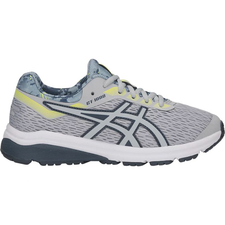 Asics GT-1000 7 Gs Sp Jr 1014A038-020 černá šedá žlutá Asics GT-1000 7 Gs Sp Jr 1014A038-020 černá šedá žlutá