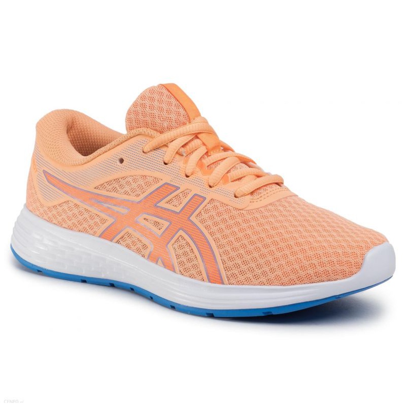 Asics Patriot 11 Gs Jr 1014A070-800 modrý oranžový Asics Patriot 11 Gs Jr 1014A070-800 modrý oranžový