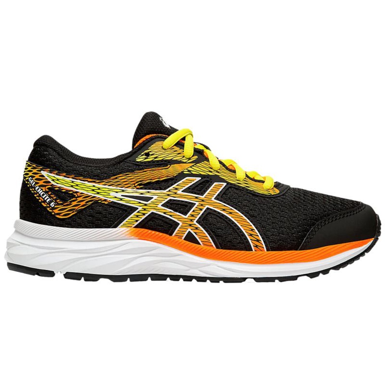 Asics Gel-Excite 6 Gs Jr 1014A079-003 černá oranžový žlutá