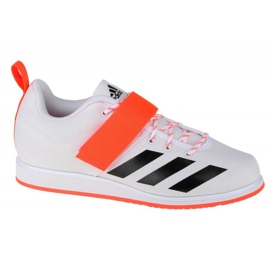 Boty Adidas Powerlift 4 M GZ2865 bílý černý pomerančový