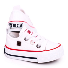 Dětské klasické nízké tenisky Big Star HH374193 bílé bílý Dětské klasické nízké tenisky Big Star HH374193 bílé bílý