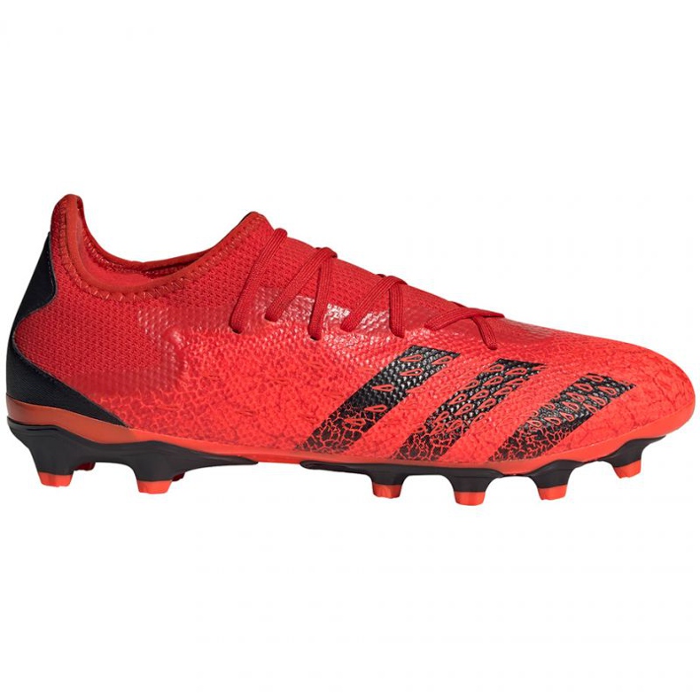 Kopačky Adidas Predator Freak.3 Mg LM GZ2824 vícebarevný pomeranče a červené