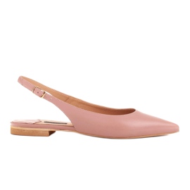 Marco Shoes Dámské sandály v pudrově růžové barvě růžový Marco Shoes Dámské sandály v pudrově růžové barvě růžový