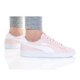 Boty Puma Smash V2 Buck Jr 365182 35 černý růžový
