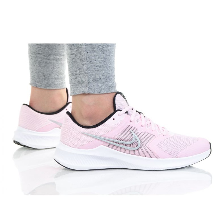 Boty Nike Downshifter 11 (GS) Jr CZ3949-605 bílý modrý