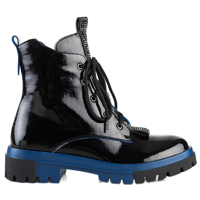 ARTIKER Kožení černí dělníci černá