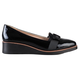 W. Potocki Boty s ozdobnou stuhou černý